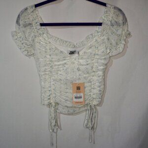 NEW Tiger Mist Toronto Top in White Floral - XS